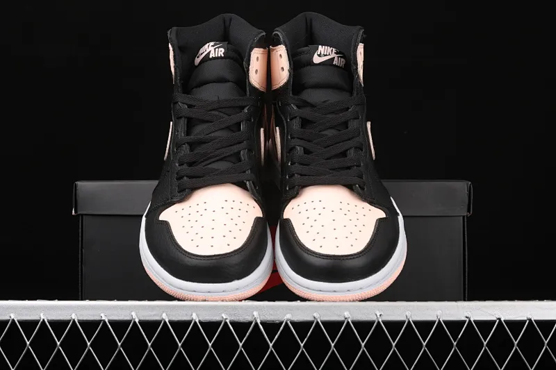 All categories Air Jordan Jordan series basketball shoes Air Jordan 1 High X version Air Jordan 1 "Crimson Tint" AJ1 Joe 1 black powder 555088-081
